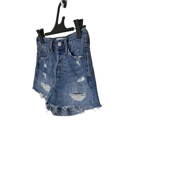 ARITZIA Denim Forum The Ex Boyfriend Short Size 24 - Picture 3 of 6